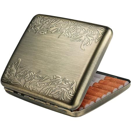 box with metal cigarette spring|retro metal cigarette box.